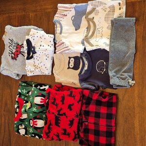 Baby Boy Winter Animal Clothing Set 3-6M